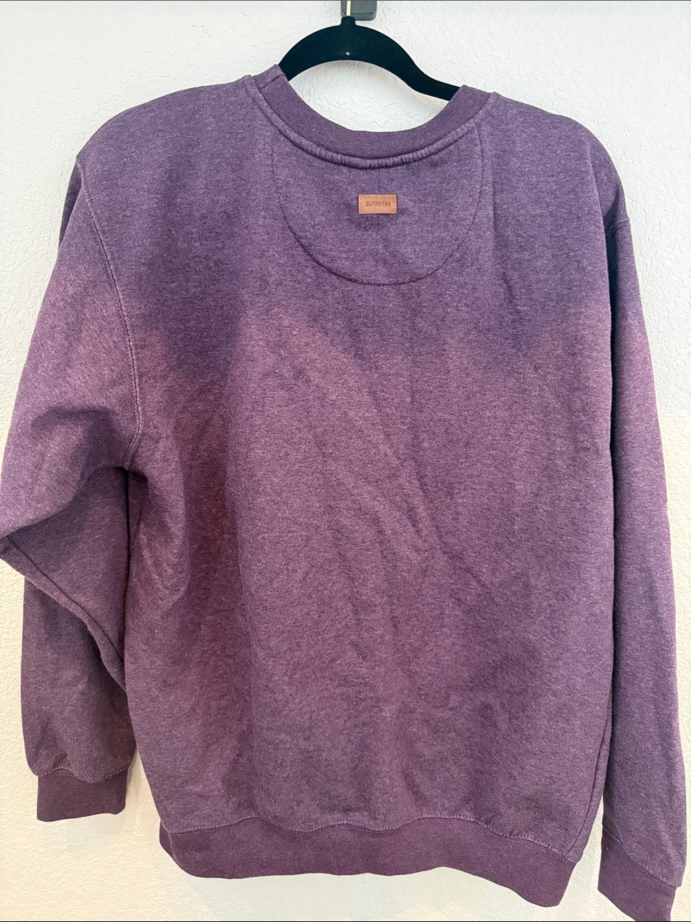 Park City Utah Embroidered Purple Crewneck Sweatshirt Size L - Picture 3 of 3